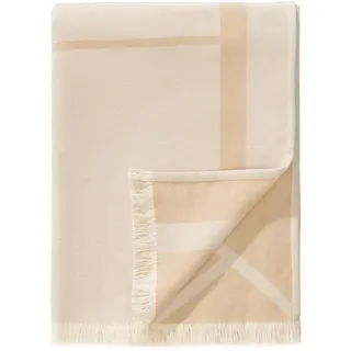 benuta Pop - Baumwolldecke Luan Cream/Beige 130x170 cm