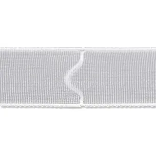 INTERDECO Raffrolloband und Faltrolloband zum Aufnähen, aus Polyester, Transparent, 18 mm breit, für Raffrollos und Faltrollos, Typ 5102003, 3 Meter