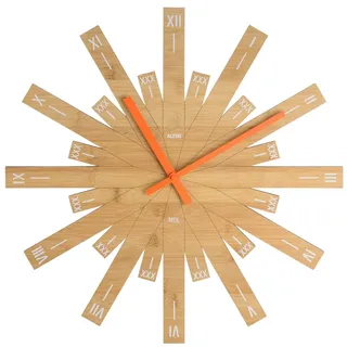 Alessi Raggiante Wanduhr 48,0 cm MDL05 braun