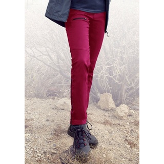 LASCANA ACTIVE Trekkinghose mit 3 Zipper Taschen rot 34
