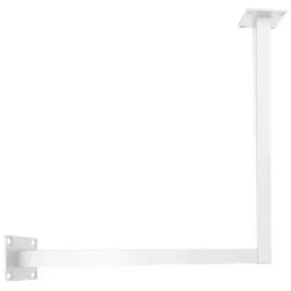 Natural Goods Berlin Wandgarderobe Kleiderstange 60 x 60 cm Weiß