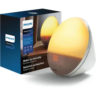 PHILIPS Smartsleep Wake-Up Light – Nachttischlampe Und Wecker Mit USB, Farbige S