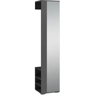byLIVING Ben Garderobenschrank 40x184x35 cm anthrazit