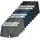 JACSOLID Trunks blau/mehrfarbig S 12er Pack