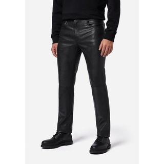 RICANO Lederhose Trant Pant Hochwertiges Lamm-Nappa Leder; 5-Pocket Jeans-Optik schwarz 29