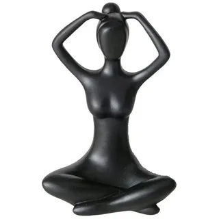 Boltze home Dekofigur Yoga, Frau, 10 cm, Muster:Muster 1