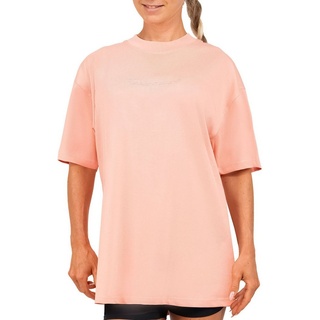 Reichstadt Oversize-Shirt Casual Oversize Shirt 23RSW044 Old Pink XL mit Stitching am Kragen rosa