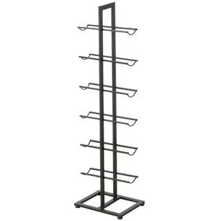 Boltze Weinregal 25 x 20 x 91 cm Schwarz