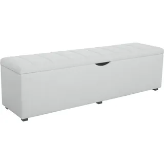 Home Affaire Hockerbank Checked Grau 120 x 42 x 40 cm