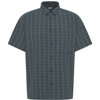 Jack Wolfskin Meseta Shirt Hemd kariert Dunkelblau XL