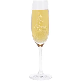 Leonardo Sektglas Flower Edition mit Gratis Gravur des gewünschten Namens