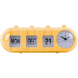 Karlsson Wecker ''Retro Tube'' in Gelb - (B)26 x (H)9 x (T)9 cm