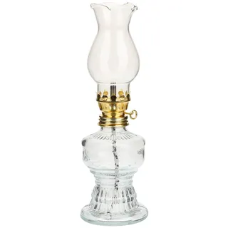 Garneck Kerosinlampe Indoor-öllaterne Öllampe Mit Großer Kammer Klare Öllaterne Kleine Schreibtischlampe Kammeröllampen Rustikale Petroleumlampen Öllaterne Aus Glas Metall Ländlich Glasöl