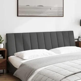 vidaXL Kopfteil-Kissen Hanko Dunkelgrau 180 cm Stoff
