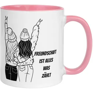 Freundschaftstasse | Freundschaft ist alles was zählt | Beste Freundin Geschenk Tasse | Kaffeetasse beste Freundin | Becher Freundschaft