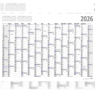 Adina 2026 ADINA Plakatkalender Wandkalender A1 84x60cm Lieferung: gefaltet