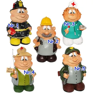alles-meine.de GmbH große XL Sparbüchse - lustiger Feuerwehrmann - stabile Spardose aus Kunstharz - Geld Sparschwein - Feuerwehr/Feuerwehrmänner - Urlaub - Reisekasse/Rei..