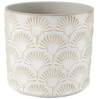 Butlers Blumentopf, Creme, Keramik, 13 cm, Dekoration, Blumen & Zubehör, Übertöpfe