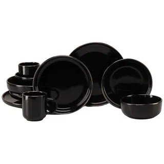 CreaTable Nordic Festive Kombiservice 10-tlg. schwarz