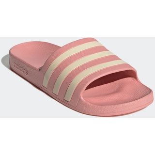 Badesandale ADIDAS SPORTSWEAR "AQUA ADILETTE" Gr. 37, rosa (wonder mauve, wonder white, mauve) Schuhe Badelatschen Pantolette Strandschuhe