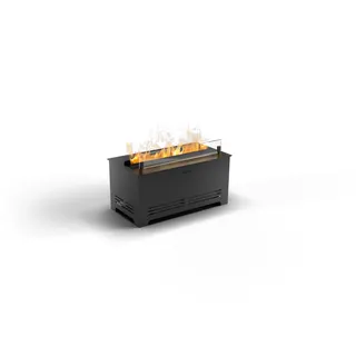 Planika Cloudy - Moderner, freistehender elektrischer Wasserdampf-Kamin mit LED Optimyst - Technologie - Echter Flammeneffekt, ideal für das Wohnzimmer