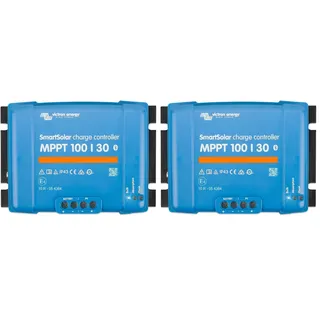 Victron Energy SmartSolar MPPT 100V 30 Amp 12/24-Volt Solar Laderegler (Bluetooth) (Packung mit 2)