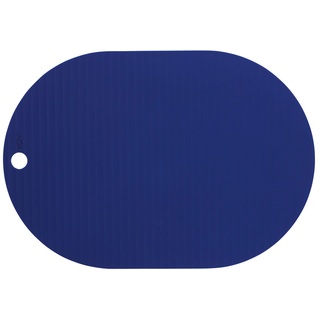 OYOY - Ribbo Tischset oval, optik blau (2er-Set)