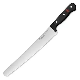 Wüsthof Brotmesser Gourmet Super Slicer 1025048626, 26 cm Edelstahlklinge mit Wellenschliff und Kunststoffgriff