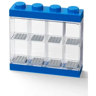 LEGO Figuren-Schaukasten in Blau - (B)19,1 x (H)18,4 x (T)4,7 cm