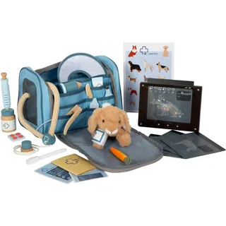 Small Foot Company Tierarzt-Tasche mit Hase 24 cm mehrfarbig