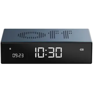 Lexon LR152B Digitalwecker Flip Premium Wecker Blau
