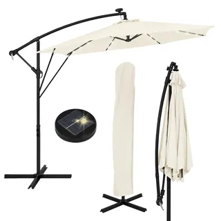 ML DESIGN modern living Ampelschirm Ø 300 cm Beige