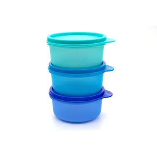 Tupperware Auflaufförmchen für Kühlschrank, 200 ml, Türkis + Blau + Dunkelblau 35166