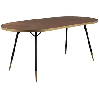 housecraft living Denise 180 x 75 x 90 cm braun/gold