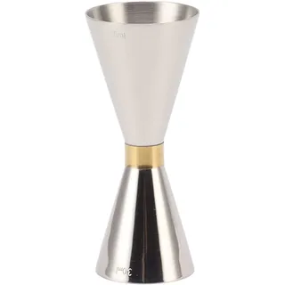 304 Edelstahl Cocktail Doppel Jigger mit Skala, Japanische Stil Messung Oz Cup Bar Werkzeug Schuss für Barkeeper Jiggers, Trink maß Tasse für Bar Party Küchen Werkzeug (Originalfarbe)