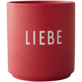 Design Letters - AJ Favourite Porzellan Becher, Liebe / rot
