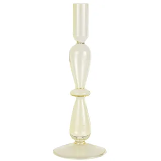 Ginger Ray Pastel Yellow Glass Bubble Candle Holder Party Table Decoration