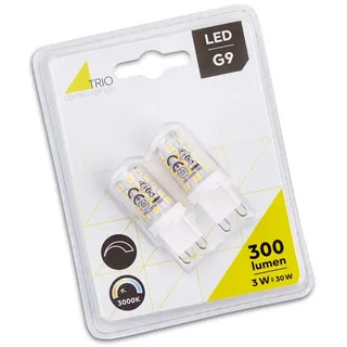 TRIO 929-2300 2X LED Lampe Stiftsockel 1x3W | G9 | 300L | 3000K - dimmbar