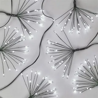 EMOS LED-Lichterkette kaltweiß für Innen, 5,2 m lange Feuerwerk Weihnachtslichterkette NANO, 6 Stunden Timer Funktion, Netzteil und Transformator, für Partys, Weihnachten, Deko