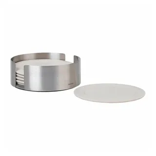 BLOMUS Untersetzer LARETO 6tlg. Edelstahl beige
