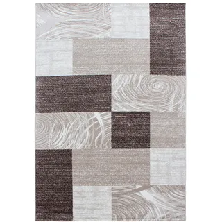 Ayyildiz Parma Kurzflorteppich 280 x 370 cm Braun