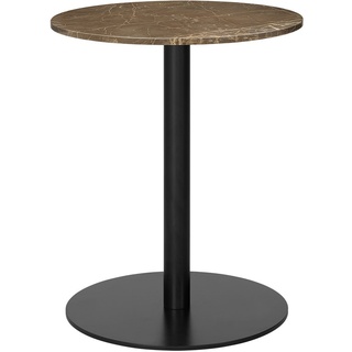 Gubi Table 1.0 Esstisch rund Ø60cm Marmor braun