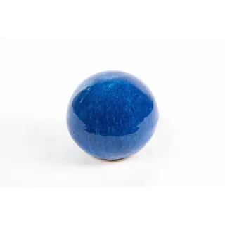 Teramico Dekokugel Gartenkugel Keramik 16cm Blau, 100% Frostfest blau