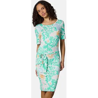 Ragwear Sommerkleid Midikleid Print Mint/Orange 38