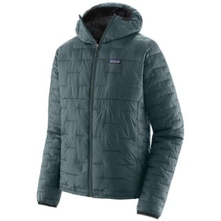 Patagonia Sommerjacke Patagonia Herren Funktionsjacke Micro Puff Hooded grün S