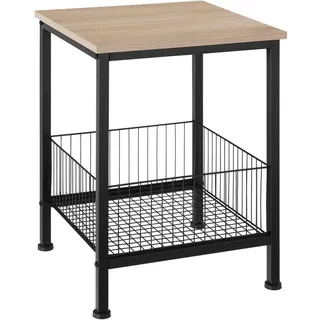 Tectake Grimsby Braun Eiche 40 x 40 x 55,5 cm
