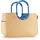 frame raffia blue