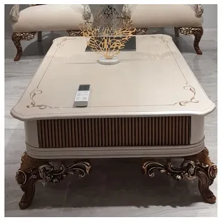 Xlmoebel Couchtisch Beiger Designertisch aus hochwertigem Material für stilvolles Wohnen (1-St., Couchtisch 120 x 72 x 49 cm), Hergestellt in Europa beige