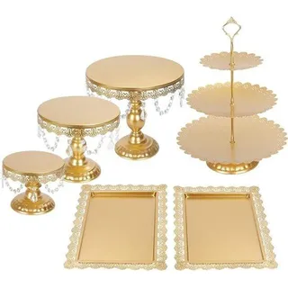 Famanu Etagère Set 6-teilig - Vintage Stil - Gold