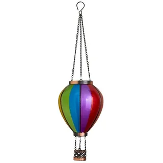NORTHPOINT LED Gartenleuchte Heißluftballon Windlicht Außenbereich Garten
